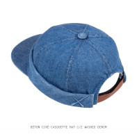 BÉTON CIRÉ - CASQUETTE HAT - 1/2 WASHED DENIM